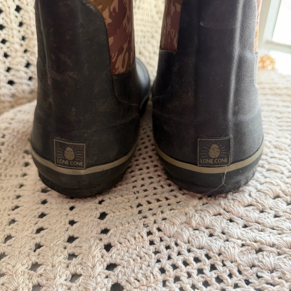 Lone Cone Kids Neoprene Pull On Waterproof Boots Winter Snow Size 4